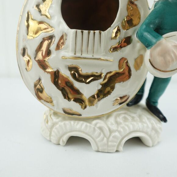 Lipper Mann L&M Elf with Lute Ceramic Figurine Japan 1956 Vintage - Picture 4 of 16